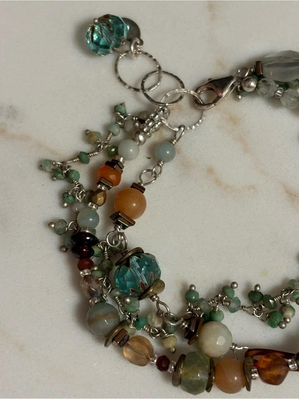 Layered Multi-Bead Bracelet